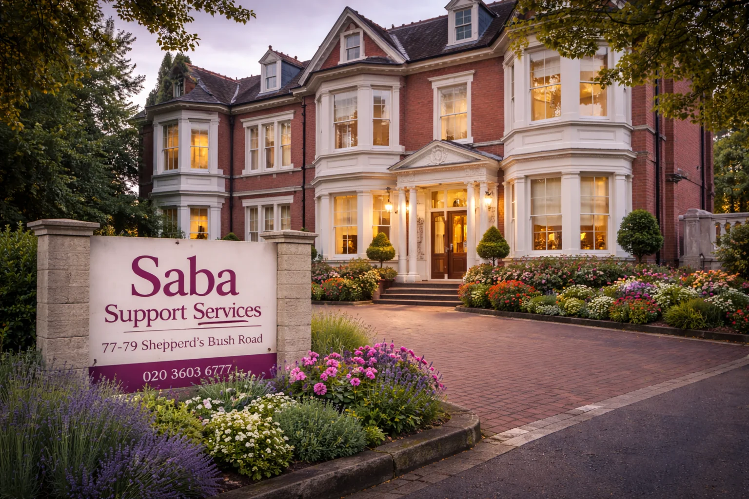 Saba Support Services exterior, Shepherd's Bush